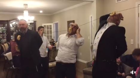 Must Watch: Chanukah Donut Eating Contest