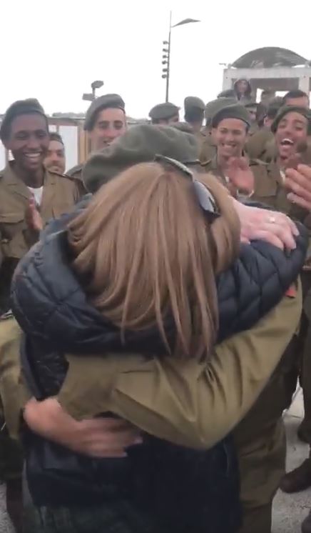 MUST WATCH! Mother from NY Visits Her Son in the IDF