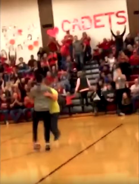 Crowd Goes Wild as 18 Year Old With Down Syndrome Makes Half-Court Shot