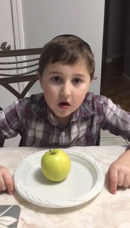 Very Cute: Hashem Signs His Name on Every Single Apple