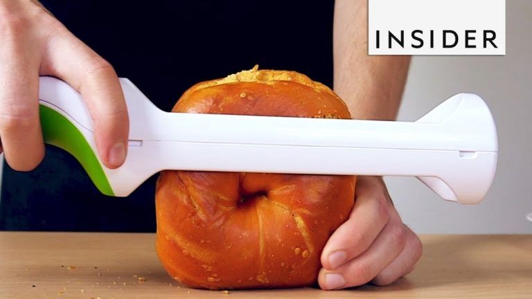 WATCH: This new knife easily cuts bagels in half