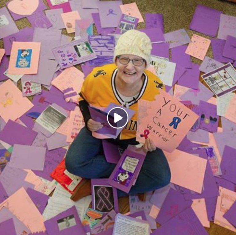 This teacher fighting cancer receives a heartwarming gift from her students