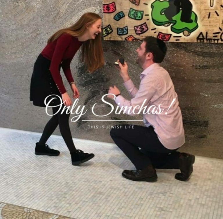Engagement of Shannon Gross (Montreal, Canada) to Arieh Levi (Teaneck, NJ)!!