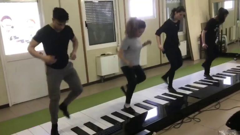 This band played Despacito using their feet!