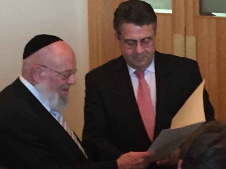 A Purim Story in 2018: A Rabbi Honored in Germany