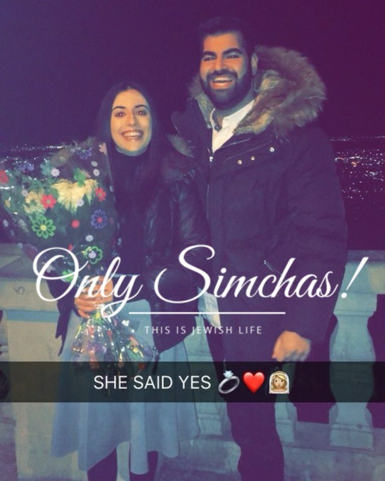Engagement of Leah Friedman and Jacob Coby Toledano (Montreal)!!