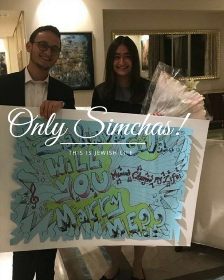 Engagement of Zehava Balk to Lucky Chosson!!