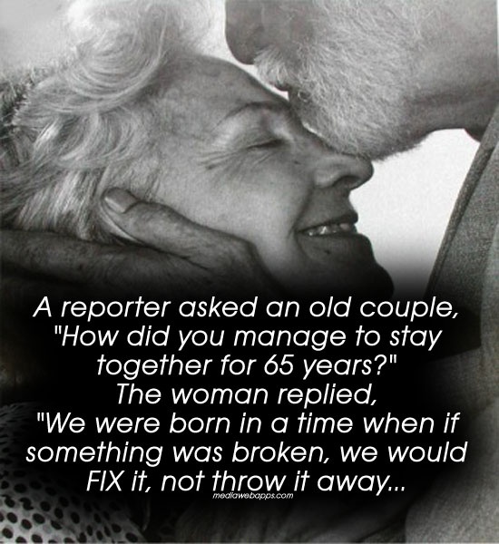 How Does a Couple Stay Together for 65 Years?