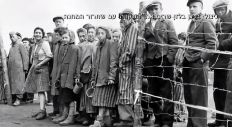 Listen: Hatkivah Sang by Bergen Belsen Prisoners on Day of Their Release