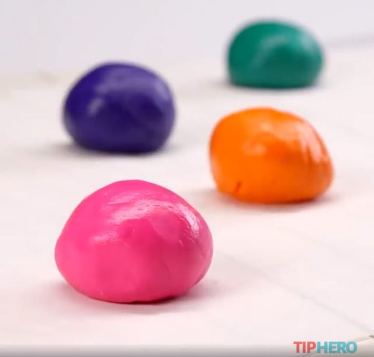This homemade ‘Playdough’ is completely edible