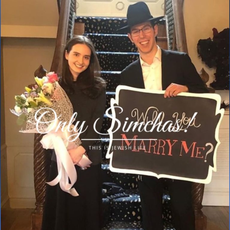 Engagement of Abby Rosenberg to Lucky Chosson!