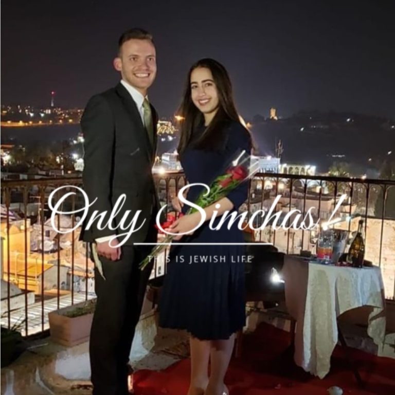 Engagement of Esther Alvesson (Israel ) and Yossi Saverski ( Israel )