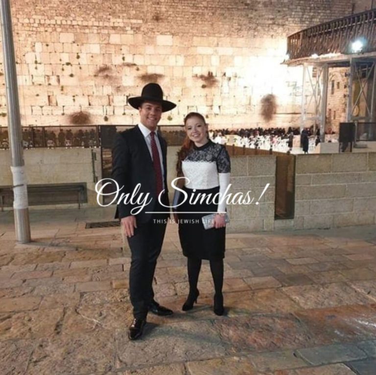 Engagement of Yaakov Foxman & Racheli Cohen!