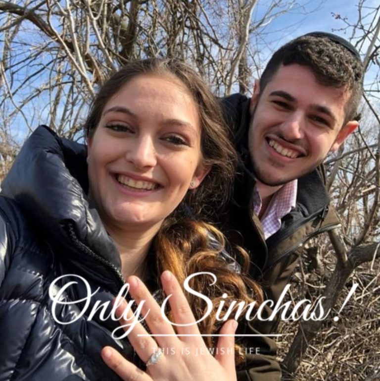 Engagement of Shana Horn (Teaneck, New Jersey) and Avery Horovitz (Ottawa, Ontario) #onlysimchas