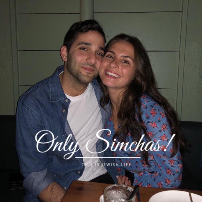 Engagement of Andre Banilevi & Laura Mardkha! #onlysimchas via @Mycofficial