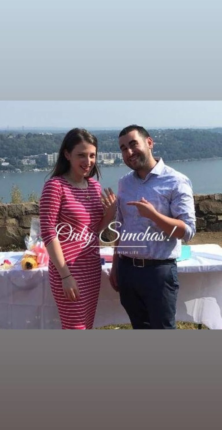 Engagement of Yosefa Hirsch (Washington Heights, NY)  and Aaron Kaminas (Queens, NY)!! #onlysimchas @Yuconnects