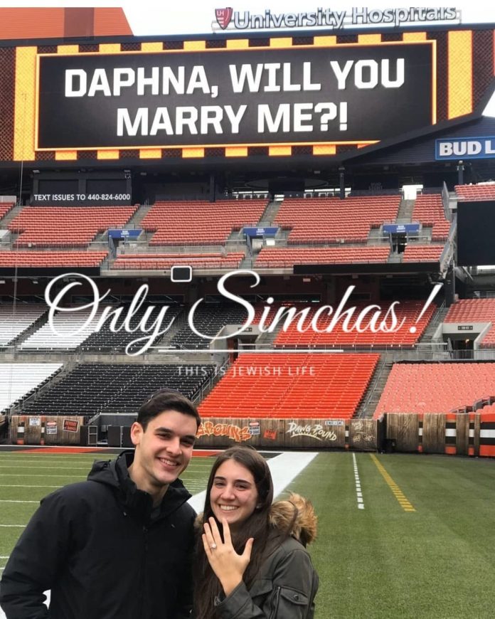 Engagement of Josh Mayer (#Toronto) & Daphna Weider (#Cleveland, OH)! #onlysimchas