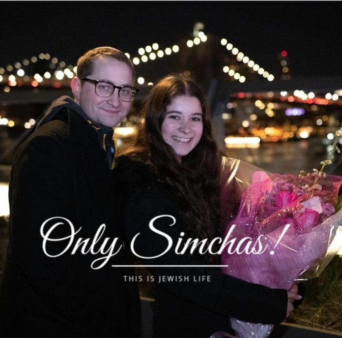 Engagement of @tobyboas (#brooklyn) to Eli Alter (#Lawrence)! #onlysimchas