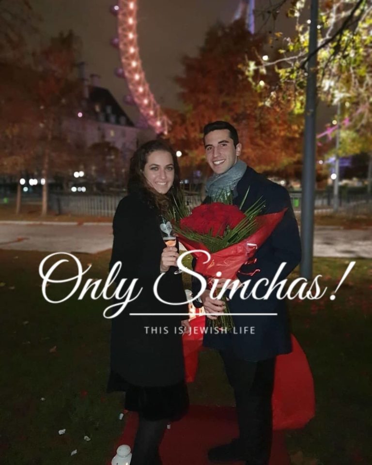 Engagement of Avi Gurvits and Yaeli Erlichman! #onlysimchas