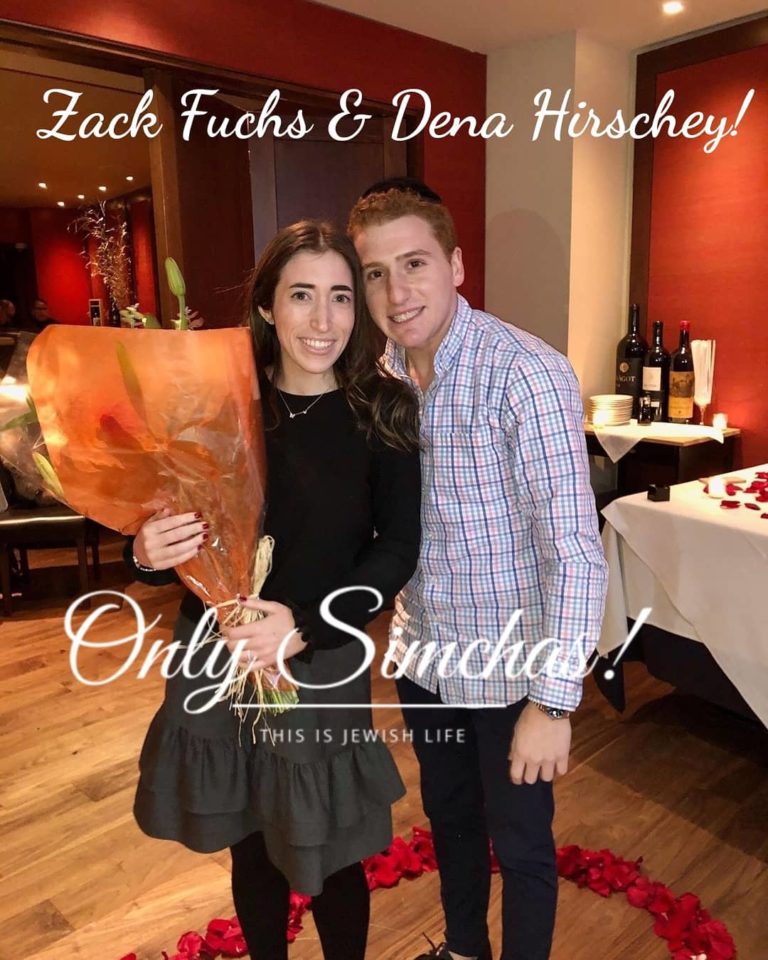 Engagement of Zack Fuchs & Dena Hirschey