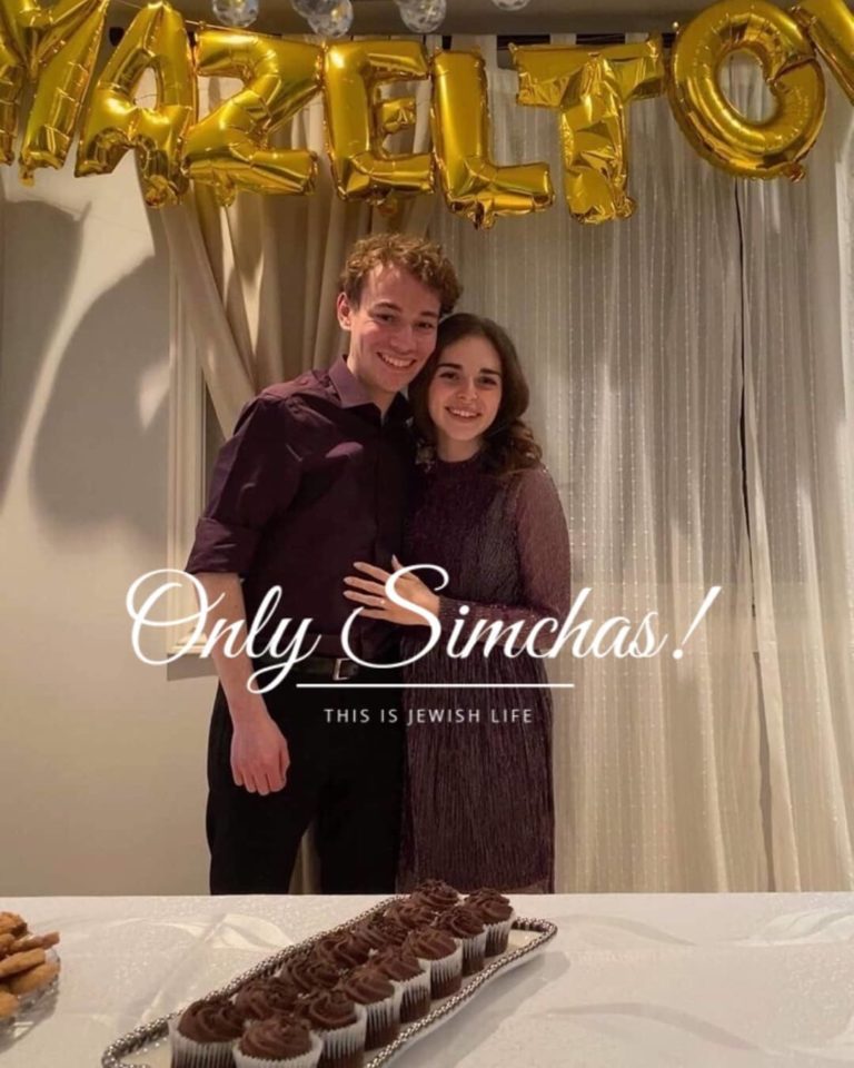 Engagement of Evie Bernstein and Aryeh Fortinsky