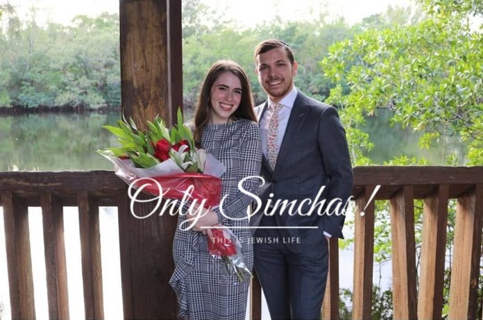 Engagement of Jesse Salver (#FL) and Tali Trencher (#CT)!! #onlysimchas