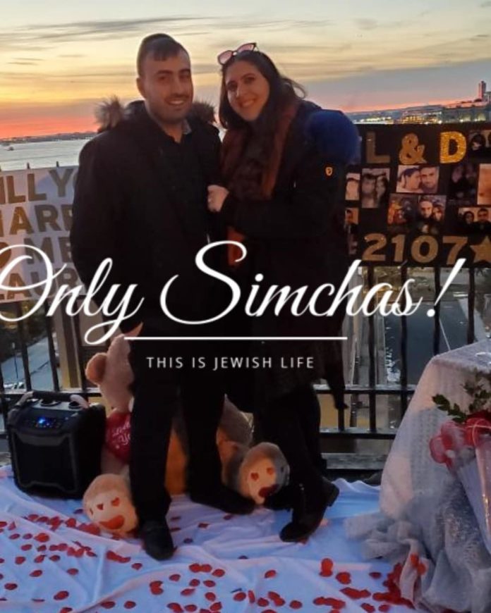 Engagement of Daniel Chai Blum to Lauren Mazal Bahar!! #onlysimchas