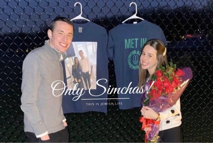 Engagement of Alex Melzer to Sammy Bru! #onlysimchas