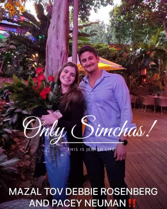 Engagement of Debbie Rosenberg & Pacey Neuman!! #onlysimchas