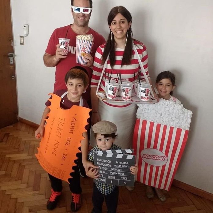 Happy Purim from Argentina! Juejati Family! #onlysimchas