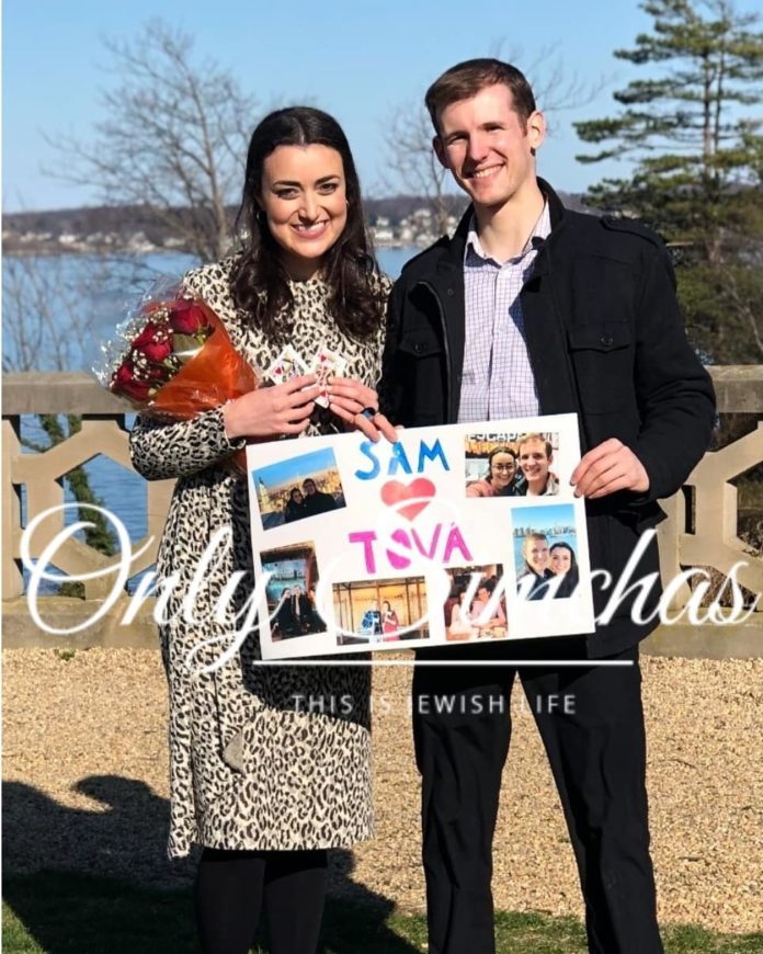 Engagement of Tova Kutner (#WestHempstead) and Sam Larson (#Massachusetts)!! #onlysimchas