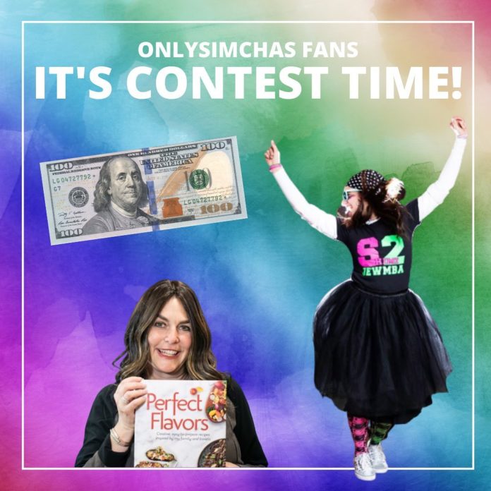 Onlysimchas Fans it’s contest time!!! Win a $100 giftcard to a supermarket of your choice, a @shimiadar t-shirt, and a @naominachman peasach cookbook!