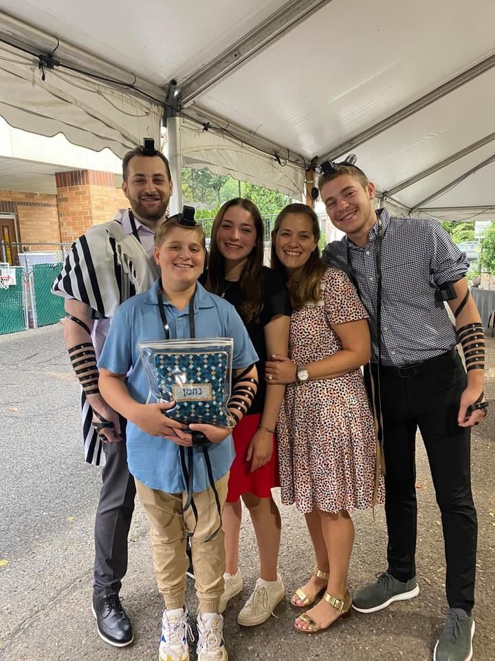 Mazel Tov to Jack Hirsch for putting on tefillin for the first time!!!